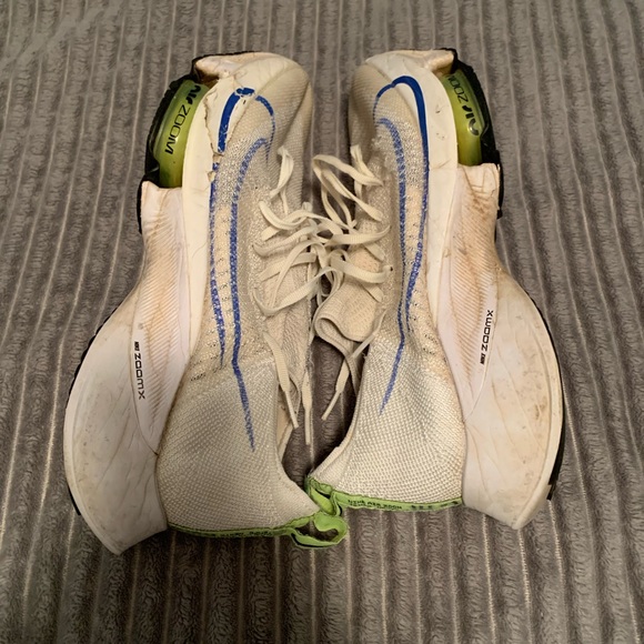 Size 9.5 - Nike Air Zoom Tempo NEXT% White - CI9923-103 zoomx running shoes - Picture 6 of 12